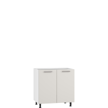 Szafka dolna stojąca 2 drzwi D-80/82 Biały / Kaszmir Mat VENTO Podstawowe