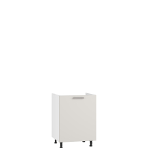 Szafka pod zlewozmywak 1 drzwi DK-60/82 Biały / Kaszmir Mat VENTO Podstawowe