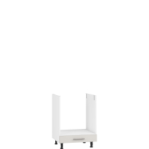 Szafka dolna stojąca pod zabudowę piekarnika i płyty grzewczej DP-60/82 Biały / Kaszmir Mat VENTO Podstawowe