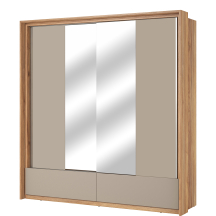 Dwudrzwiowa szafa przesuwna z lustrem 200 cm 24MCNJ63 TYP-63 IMPRESSIO Podstawowe