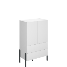 Bieliźniarka 2-drzwiowa Biały Mat 2497ND38 TYP-38 JUKON Podstawowe