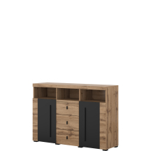 Komoda 2D3S 132 cm Dąb Wotan 22N2ZH43 TYP-43 ROGER Podstawowe