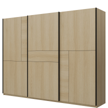 Szafa przesuwna 2-drzwiowa CUBE Dąb Lindberg 24LGOF69 TYP-69 Podstawowe