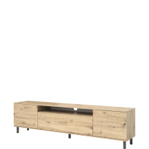 Szafka RTV LOGAN 180 cm nogi metalowe słupki Podstawowe (4)