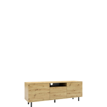 Szafka RTV LOGAN 150 cm nogi metalowe słupki Podstawowe (4)