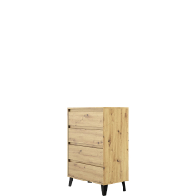 Komoda z 4 szufladami BORG UNO Dąb Artisan BORG Podstawowe