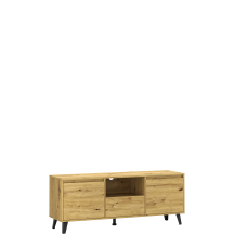 Szafka RTV 2D1S pod telewizor BORG Dąb Artisan BORG Podstawowe