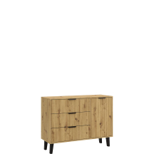 Komoda jednodrzwiowa z szufladami BORG DUO Dąb Artisan BORG DUO Podstawowe