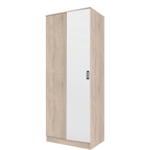 Szafa narożna jednodrzwiowa KAMI Dąb Sonoma / Biały Mat KAMI Podstawowe