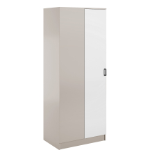 Szafa narożna jednodrzwiowa KAMI Kaszmir Mat / Biały Mat KAMI Podstawowe