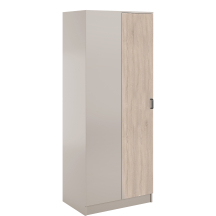 Szafa narożna jednodrzwiowa KAMI Kaszmir Mat / Dąb Sonoma KAMI Podstawowe