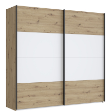 Szafa przesuwna 2-drzwiowa 220 cm NERS924E1-C830 CISMON Podstawowe