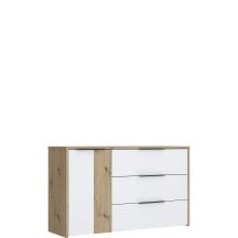 Komoda 3 szuflady 1 drzwi RIBK221-C830 CISMON Podstawowe