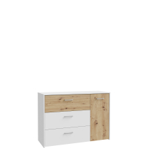 Komoda 3 szuflady 1 drzwi CUGK221R-C853 CULGOA Podstawowe
