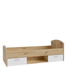 Łóżko 90 x 200 młodzieżowe z szufladami na pościel CUGL091-M164 CULGOA Podstawowe