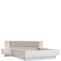 Łóżko 180 x 200 z oświetleniem i szafkami nocnymi RDNL1821BT-T30 RONDINO Podstawowe