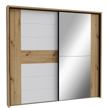 Szafa przesuwna 2D z lustrem i listwą okalającą RDNS22711-M772 ANUKSAN Podstawowe