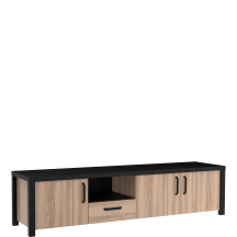 Szafka RTV 210 cm Lewa BLHT1411-C876 BLACK HILL Podstawowe