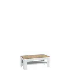 Ława prostokątna z półką 110 x 60 CFTT5016-M830 Secret Grey / Dąb Valencia LEWISVILLE Podstawowe