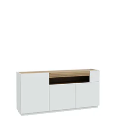 Komoda 180 cm LWSK231-M829 Secret Grey / Dąb Valencia LEWISVILLE Podstawowe