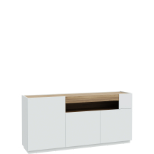 Komoda 180 cm LWSK231-M829 Secret Grey / Dąb Valencia LEWISVILLE Podstawowe