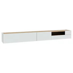 Szafka RTV wisząca 270 cm LWSTH131-M829 Secret Grey / Dąb Valencia LEWISVILLE Podstawowe