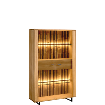 Kredens z oświetleniem i nóżkami Typ 13 TRAMONTO Podstawowe