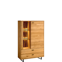 Kredens z oświetleniem i nóżkami Typ 45 TRAMONTO Podstawowe