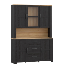 Kredens BHLV831-M954 Dąb Riviera / Dąb Cabezone CHISBURY Podstawowe