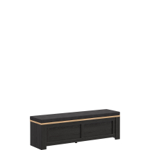 Ławka tapicerowana ze schowkiem BHLD011-M954 Dąb Riviera / Dąb Cabezone CHISBURY Podstawowe