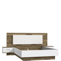 Łóżko 160 x 200 z szafkami nocnymi MRWL2162-C811 MODERN WAY Podstawowe
