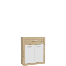 Szafka na buty BACCIO BCCK222-C830 Biały / Dąb Artisan Podstawowe