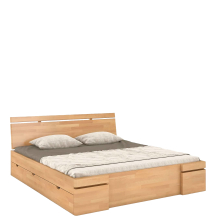 Łóżko drewniane 120 x 200 i szufladami SPARTA MAXI&DR Podstawowe (1)