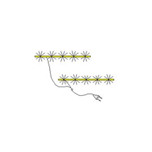 Oświetlenie LED 2-pkt IZLED16L02P02-WW00 Ciepłe Podstawowe