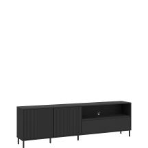 Szafka RTV 200 cm AVEF03 Antracyt Mat AVENALE Podstawowe