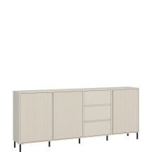 Komoda duża 3 szuflady 3 drzwi AVEK02 Kaszmir Mat AVENALE Podstawowe