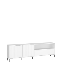 Szafka RTV 200 cm AVEF03 Biały Połysk AVENALE Podstawowe