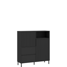 Komoda wysoka AVEK03 Antracyt Mat AVENALE Podstawowe