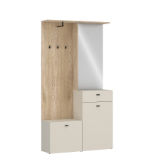 Zestaw mebli do przedpokoju ROMEA ROEGG1 Dąb Cremona / Kaszmir ROMEA PRZEDPOKÓJ Podstawowe