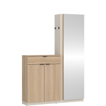 Zestaw mebli do przedpokoju SANYA SAYGG2 Kaszmir / Dąb Lindberg SANYA PRZEDPOKÓJ Podstawowe