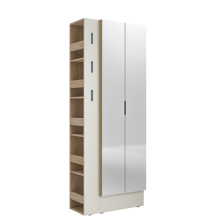 Szafa 2-drzwiowa do przedpokoju SARINA SANGS1 Dąb Cremona / Kaszmir SARINA PRZEDPOKÓJ Podstawowe