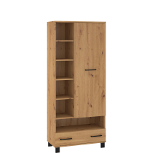 Wysoki regał z drzwiami i szufladą COO-08 COOL Podstawowe (3)