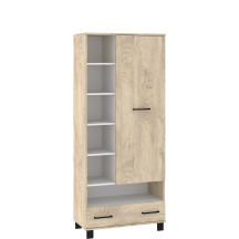 Wysoki regał z drzwiami i szufladą COO-08 COOL Podstawowe (6)