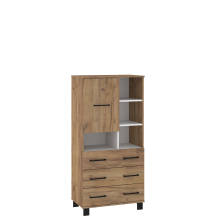 Regał z drzwiami i szufladami COO-09 COOL Podstawowe (1)