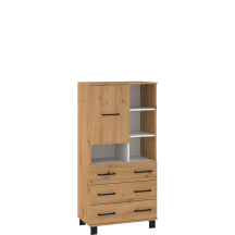 Regał z drzwiami i szufladami COO-09 COOL Podstawowe (4)