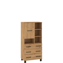 Regał z drzwiami i szufladami COO-09 COOL Podstawowe (3)