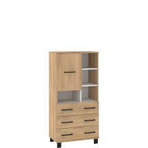 Regał z drzwiami i szufladami COO-09 COOL Podstawowe (5)