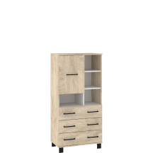 Regał z drzwiami i szufladami COO-09 COOL Podstawowe (6)