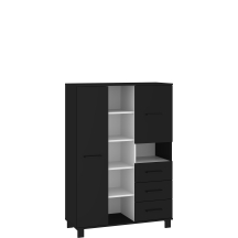 Regał 2-drzwiowy z szufladami COO-10 COOL Podstawowe (2)