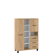 Regał 2-drzwiowy z szufladami COO-10 COOL Podstawowe (5)